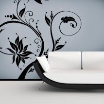 Decorative vinyl flowers