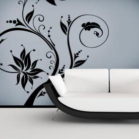 Decorative vinyl flowers