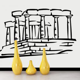 Decorative vinyl Parthenon