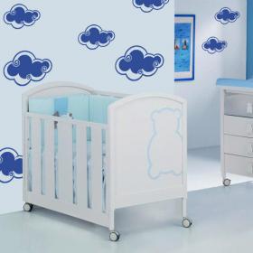 Decorative vinyl clouds