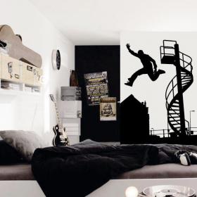 Decorative vinyl Parkour