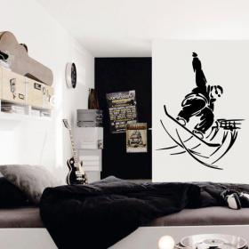 Decorative vinyl Snowboard