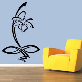 Decorative vinyl flower Orchid