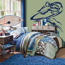 Decorative vinyl Tribal Surf