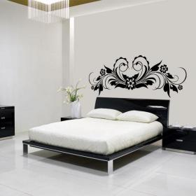 Vinyl decorative Floral headboard I