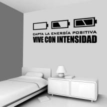 Decorative vinyl positive energy