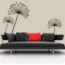 Minimalist flowers decorative vinyl