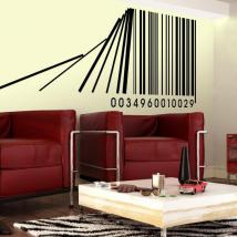 Decorative vinyl bar code