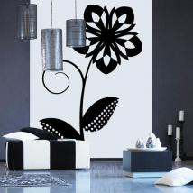 Decorate walls Retro flower