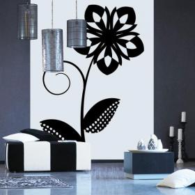 Decorate walls Retro flower