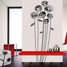 Wall flower decoration