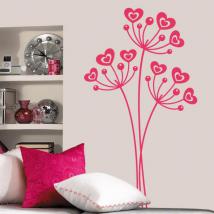 Decorative vinyl flowers of love