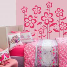 Spring flowers wall decor