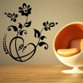 Decorative vinyl detail Floral I