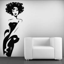 Decorative vinyl woman Deluxe