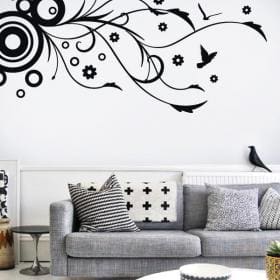 Vinyl decorative Floral nature