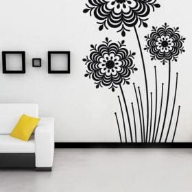 Decorative vinyl flowers Splash