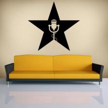 Decorative vinyls Musical star