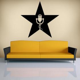 Decorative vinyls Musical star