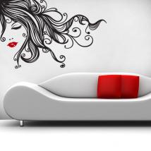 Decorative vinyl walls Pop female