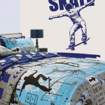 Decorative vinyl wall Skate