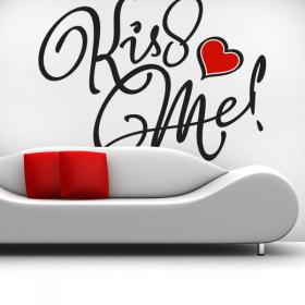 Decorative vinyl wall Kiss Me