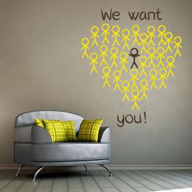 English phrases vinyl We Want You