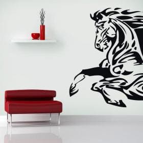 Vinyl animal horse Tribal