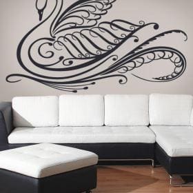 Vinyl animal Tribal Swan