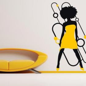 Vinyl decorative silhouette woman Soul