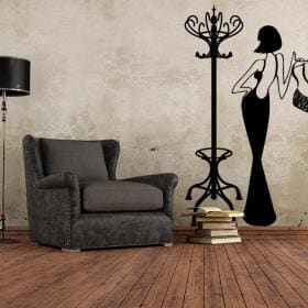 Decorative coat rack or Hanger Vintage vinyl