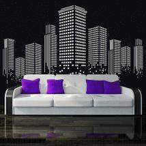 Vinyl adhesive decorative starry night