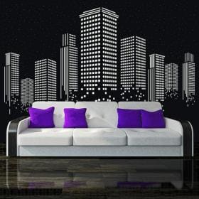Vinyl adhesive decorative starry night