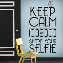 Decorative vinyl Keep Calm And Share Your Selfie