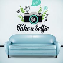 Decorative vinyl Stickers Take a Selfie