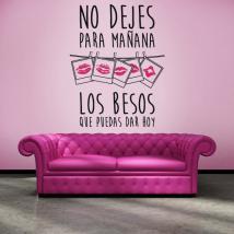 Stickers walls kisses you give today