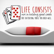 Decorative vinyl Stickers Life Quotes
