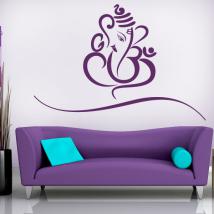 Luminescent panels dividing fluowall Ganesha