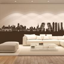 Vinyl adhesive decorative Skyline Madrid