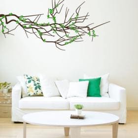Vinyl Floral branch