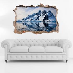 Vinyl 3D Icebergs and mountains