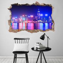 Vinyl 3D city Hong Kong