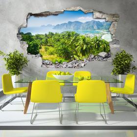 Vinyl 3D panoramic beach
