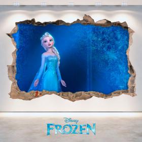 Vinyl 3D Disney Frozen hole wall