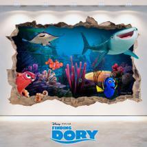 Vinyl Disney Dory looking for hole wall 3D