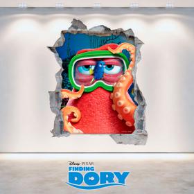 Vinyl hole Disney wall looking for Dory 3D