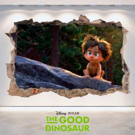 Disney 3D vinyl hole wall The Good Dinosaur