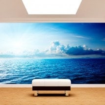 Fotomural sunset on the sea English 4892
