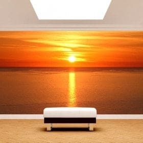 Fotomural sunset on the sea