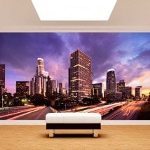 Photo wall murals Los Angeles City